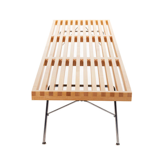 George Nelson Slatted Platform Bench by Herman Miller
