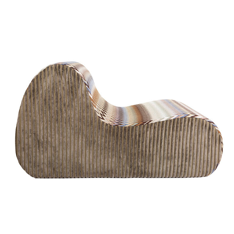 Virgola Multi-Color Zigzag Lounge Chair by Missoni Home