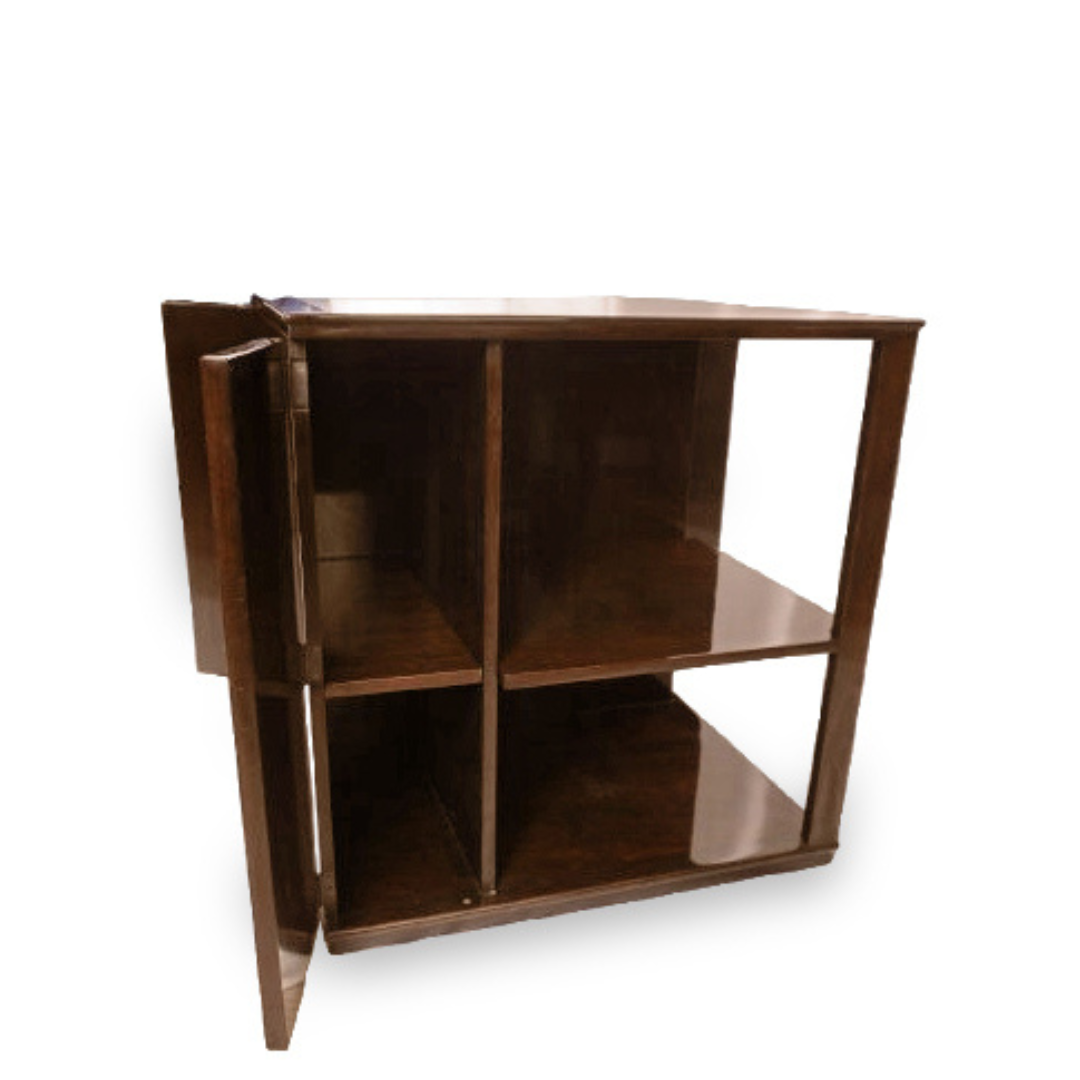 Rare Edward Wormley for Dunbar End Tables with Liquor Cabinets
