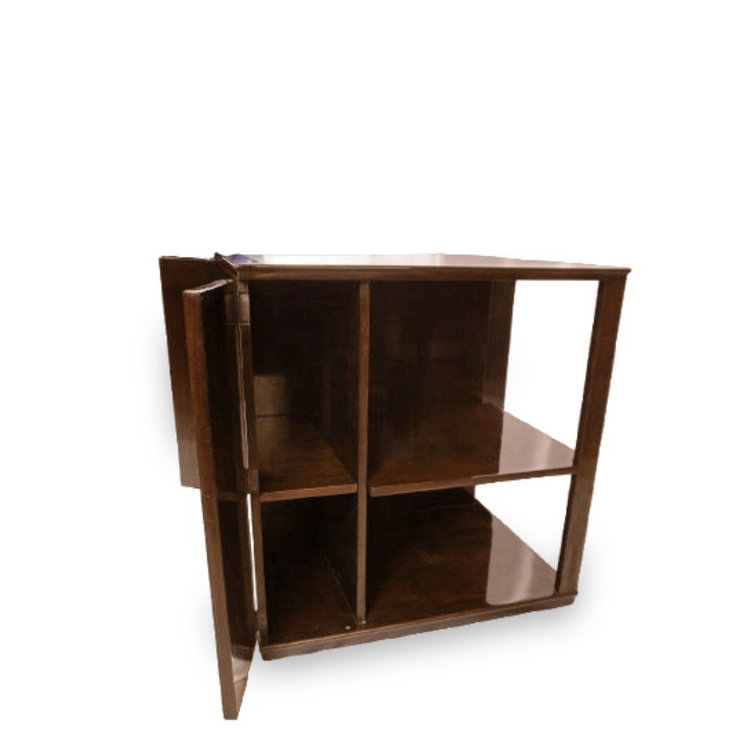 Rare Edward Wormley for Dunbar End Tables with Liquor Cabinets