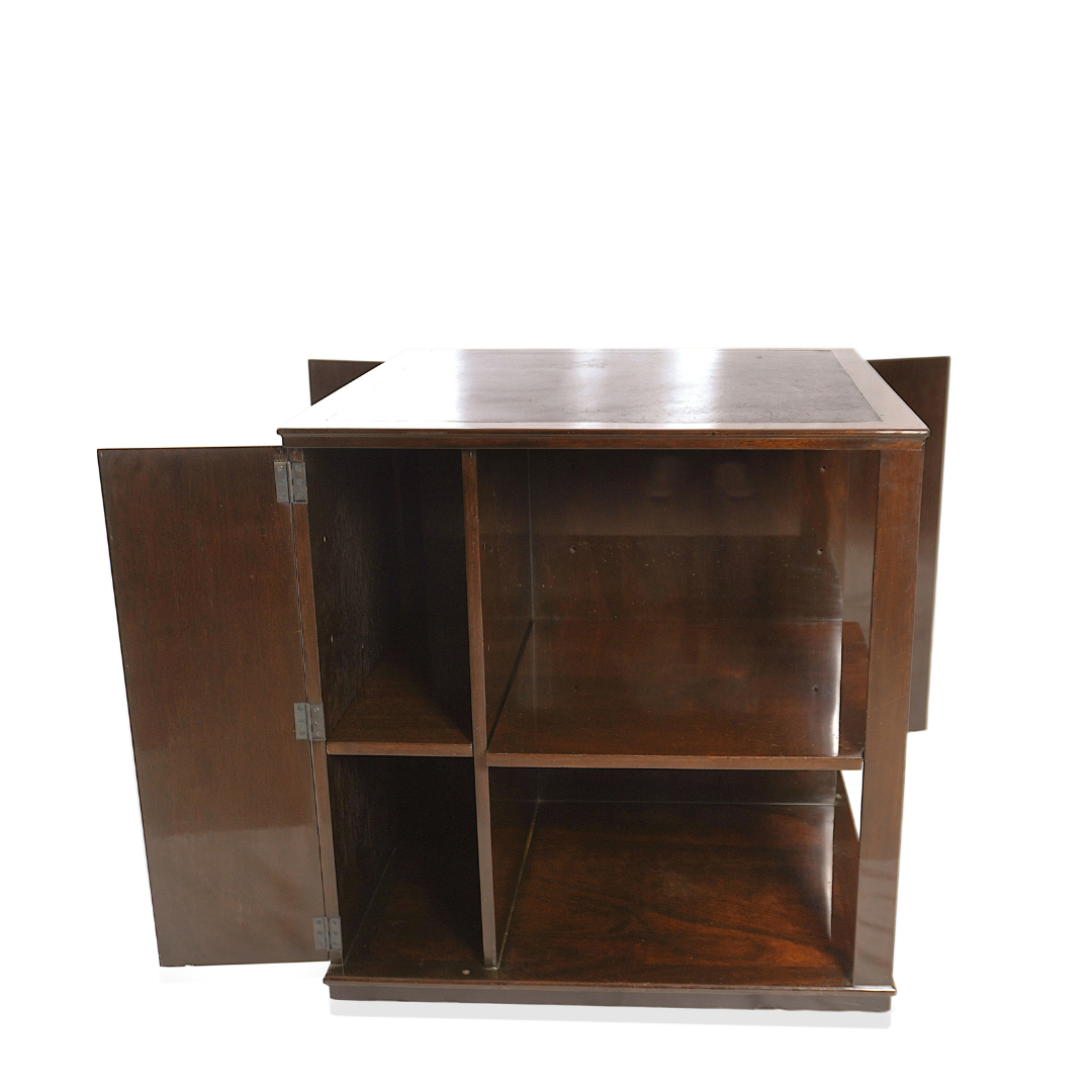 Rare Edward Wormley for Dunbar End Tables with Liquor Cabinets