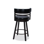 Amisco Link Swivel Leather Barstools, Set of 6