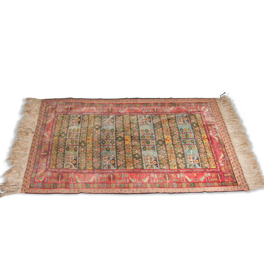 Antique Handknotted Caucasian Silk Carpet (3 ft 9 in x 5 ft 3 in)