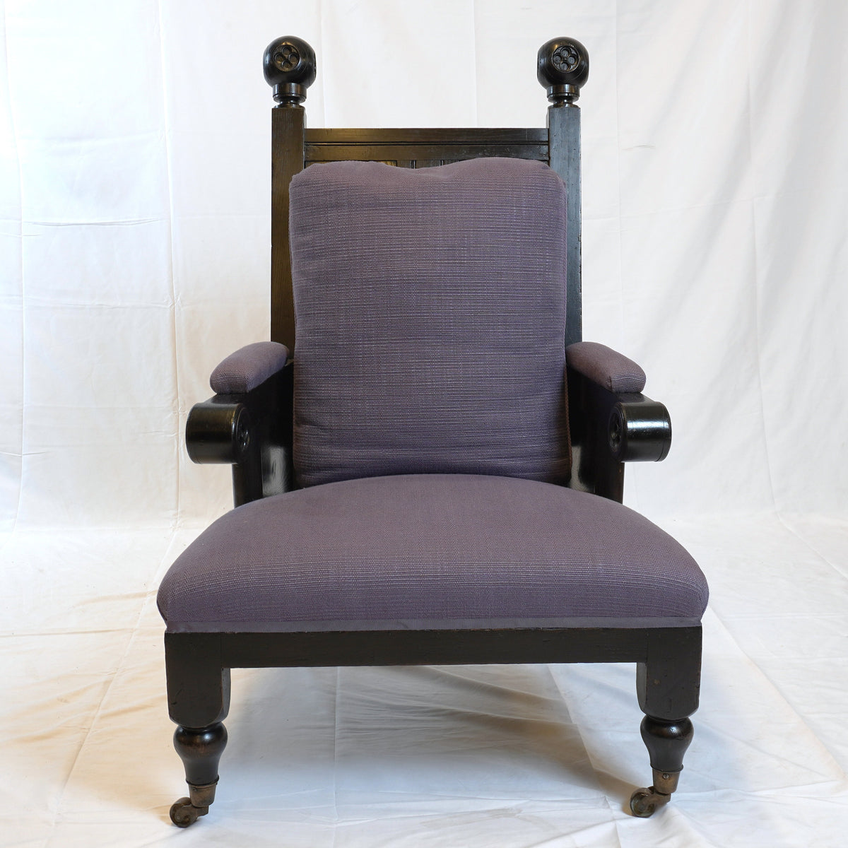 Antique Anglo Indian Accent Armchair