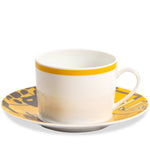 Set of 10 Bernardaud Coffee Cups and 10 Saucers