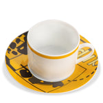 Set of 10 Bernardaud Coffee Cups and 10 Saucers