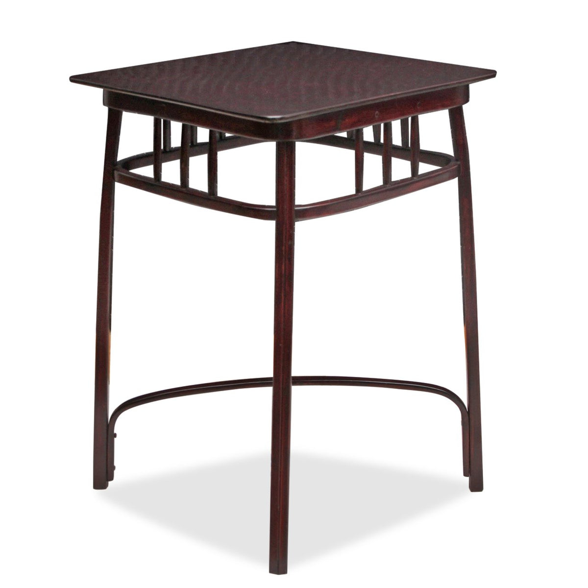 Jacob & Josef Kohn Bentwood Secession Ebonized Art Nouveau Side Table for Gustav Siegel, Vienna