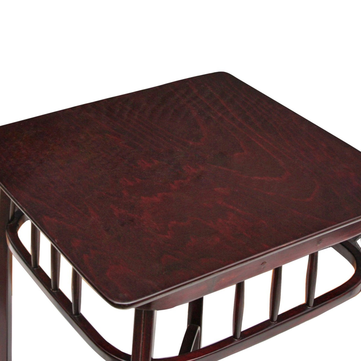 Jacob & Josef Kohn Bentwood Secession Ebonized Art Nouveau Side Table for Gustav Siegel, Vienna