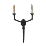 Carole Gratale Giacometti Style Two Arm Sconce