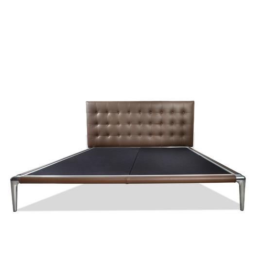 Cassina Volage Leather King Size Bed Frame by Philippe Starck (New Condition)