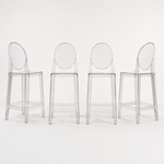Kartell One More Stool by Philippe Starck, Set of 4