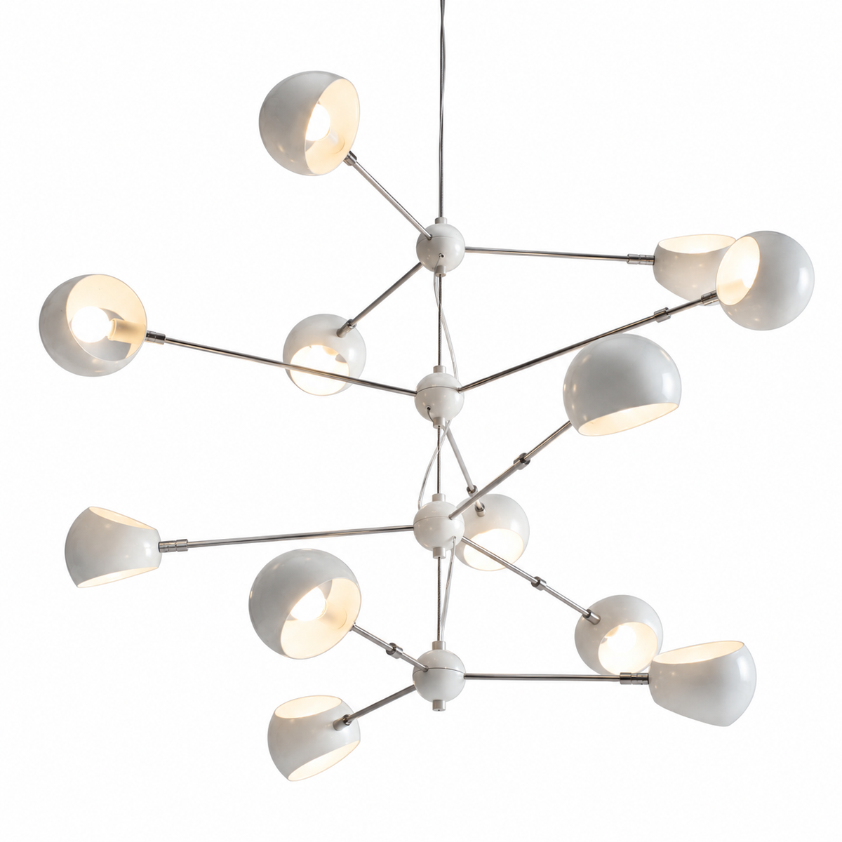 David Weeks Boi Tiered Pendant Light, Chandelier