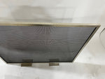 Niermann Weeks Clary Fireplace Screen with Silver Leaf Finish