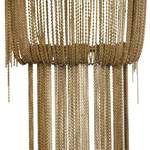 Clutch Modern Alee Large Sconce Staggered Draped Chain, Pair of