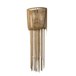 Clutch Modern Alee Large Sconce Staggered Draped Chain, Pair of