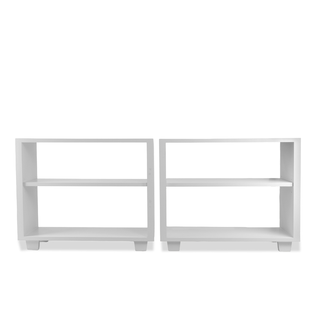 Contemporary NYC Custom Bookcases, Pair of