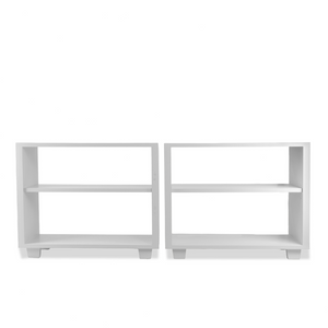 Contemporary NYC Custom Bookcases, Pair of
