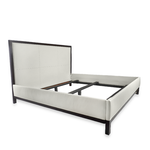 Custom NY Designer Leather King Size Bed Frame