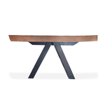 Custom 16 Feet Double Slab Claro Walnut with Cantilever Base Table - George Nakashima Inspired