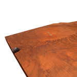 Custom 16 Feet Double Slab Claro Walnut with Cantilever Base Table - George Nakashima Inspired