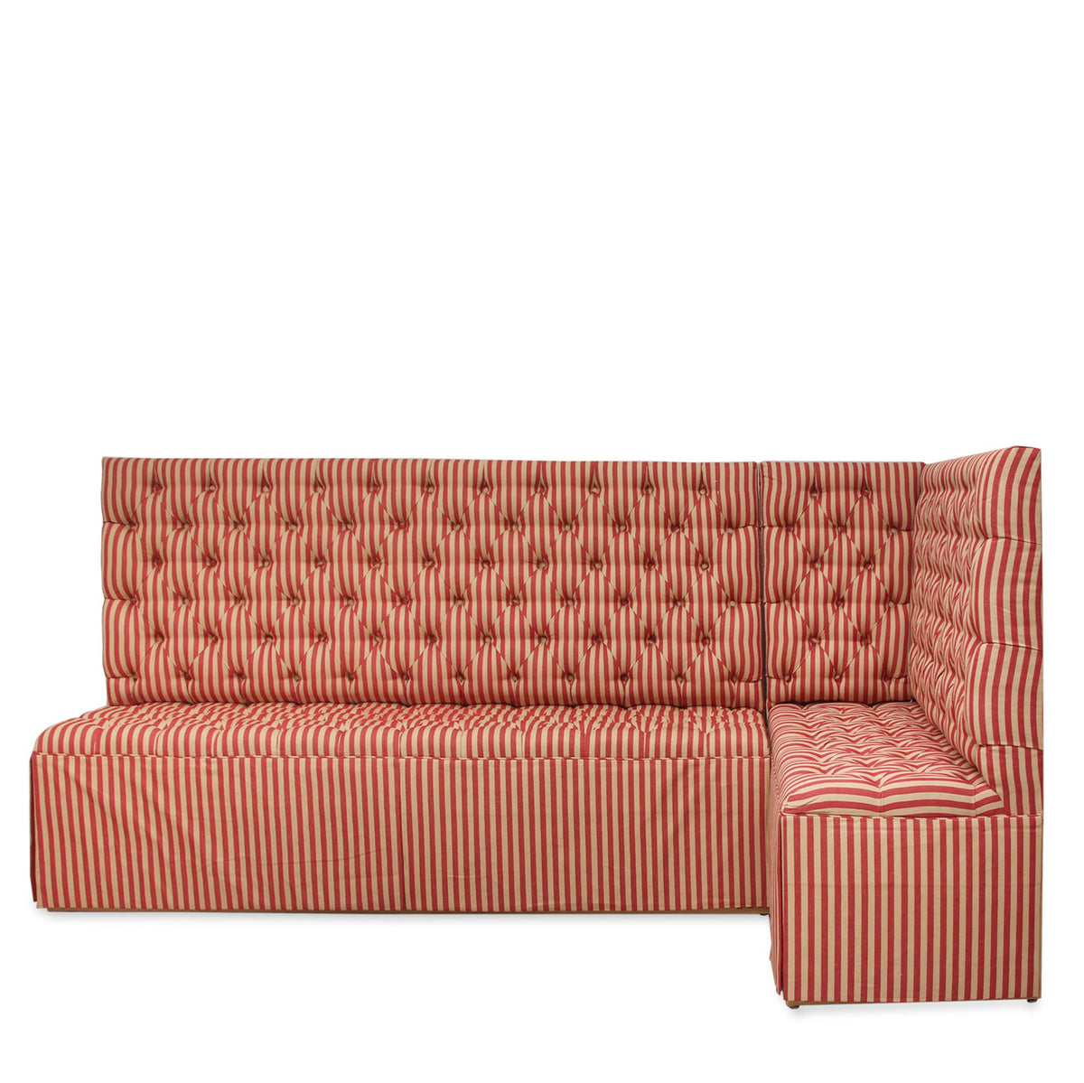 Custom 2pc Tufted Banquette