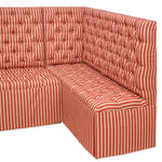 Custom 2pc Tufted Banquette
