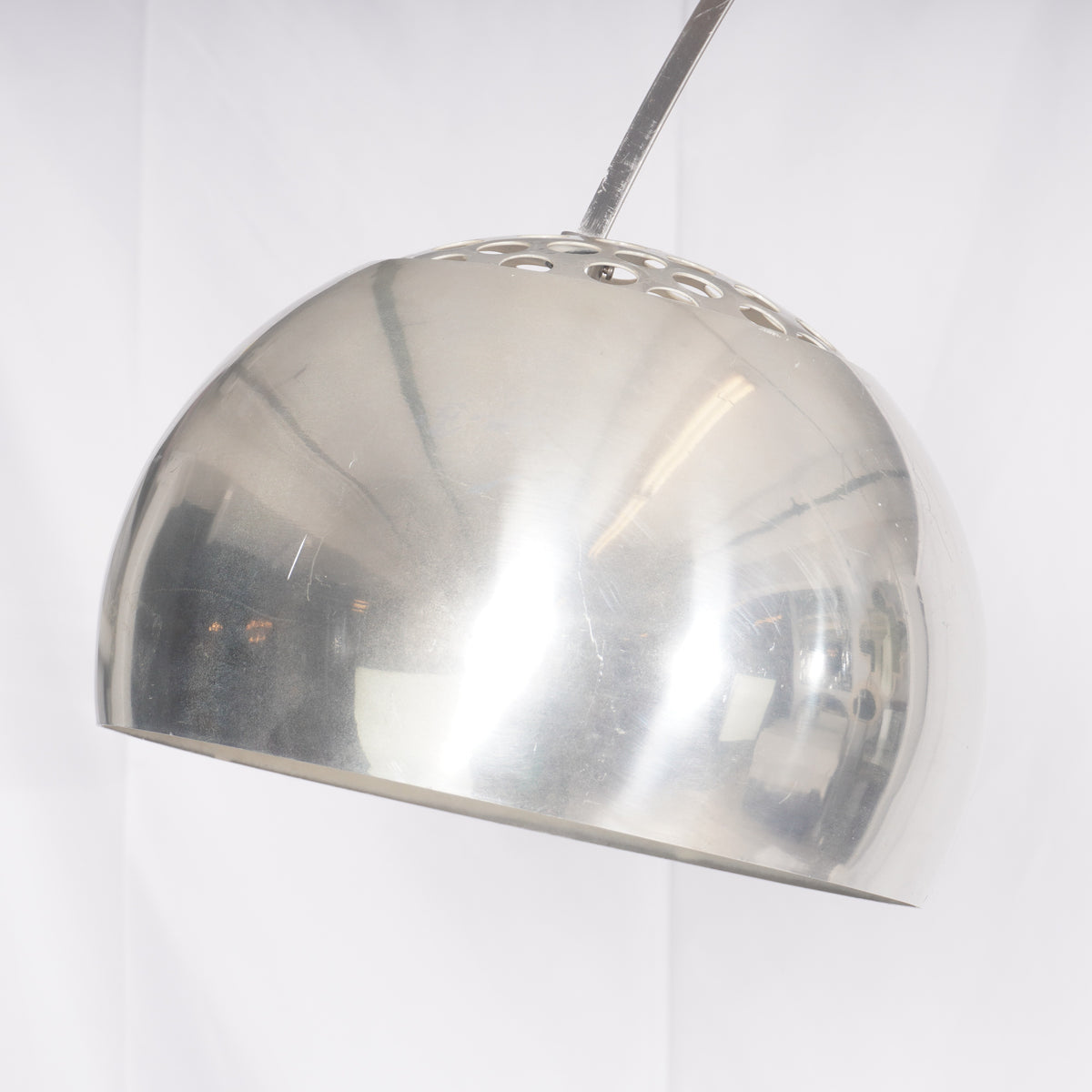 Flos Arco Achille & Pier Giacomo Castiglioni Floor Lamp with Carrara Marble Base, Italy