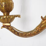New Luminaire D'Art Lucien Gau Louis XVI Style Gilt Sconces (Large), Pair of