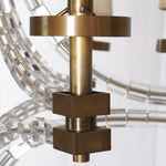 Visual Comfort Crystal Cube Large Chandelier by Chapman & Myers