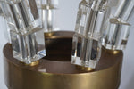 Visual Comfort Crystal Cube Large Chandelier by Chapman & Myers