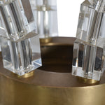 Visual Comfort Crystal Cube Large Chandelier by Chapman & Myers