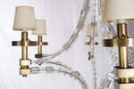 Visual Comfort Crystal Cube Large Chandelier by Chapman & Myers