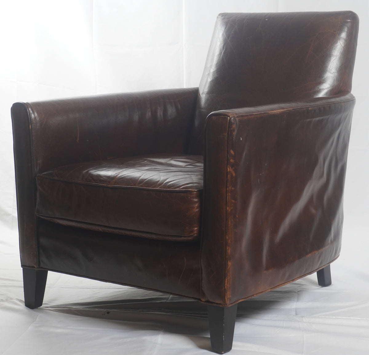 Mitchell Gold + Bob Williams Leather Club Chair