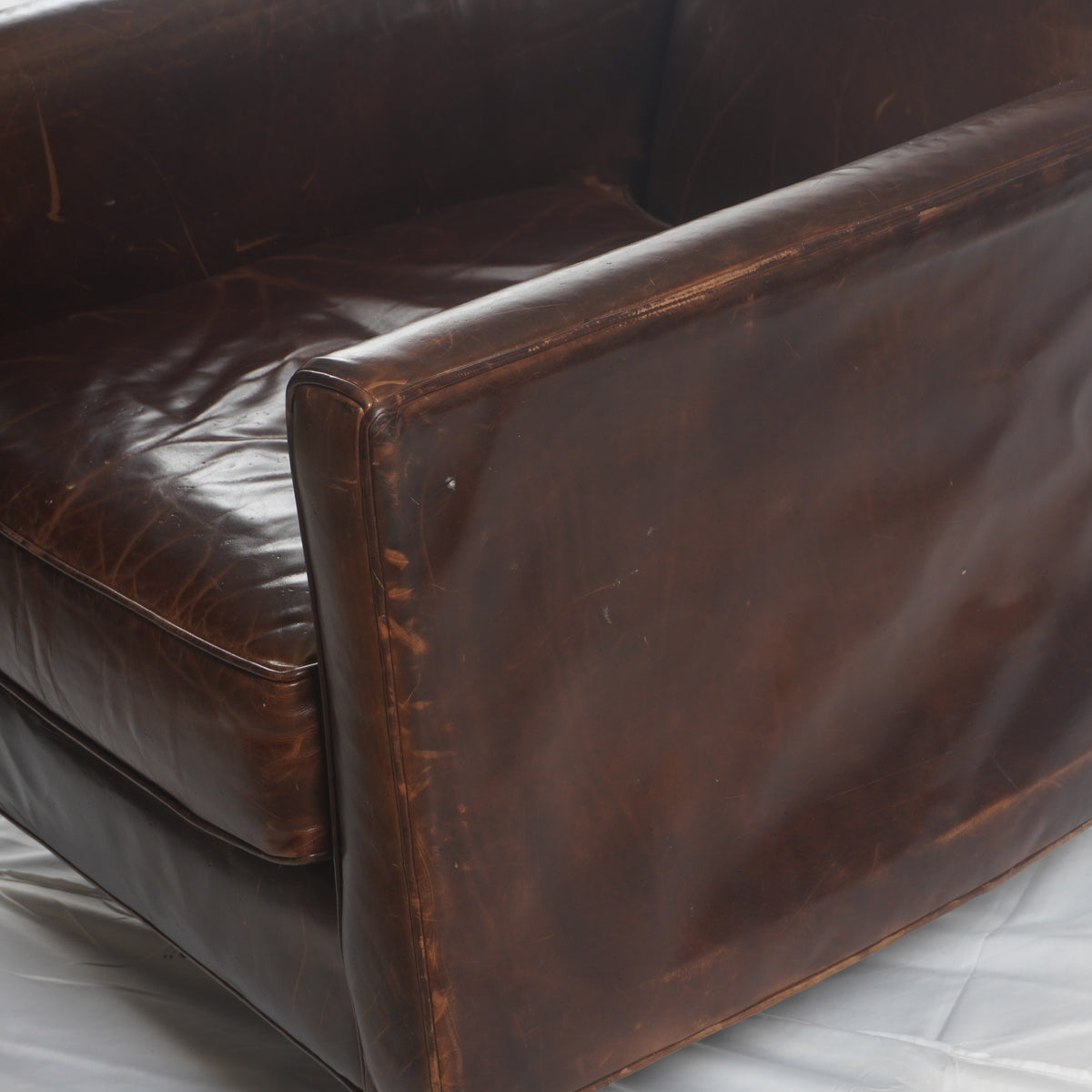 Mitchell Gold + Bob Williams Leather Club Chair