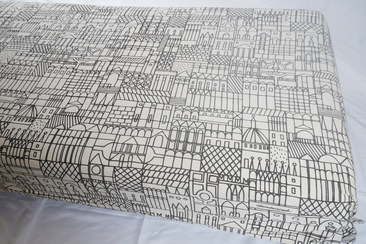 Vitra Suita Bench Ottoman by Antonio Citterio with  Alexander Girard Slipcover Included