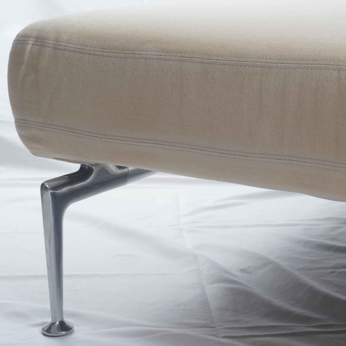 Vitra Suita Bench Ottoman by Antonio Citterio with  Alexander Girard Slipcover Included