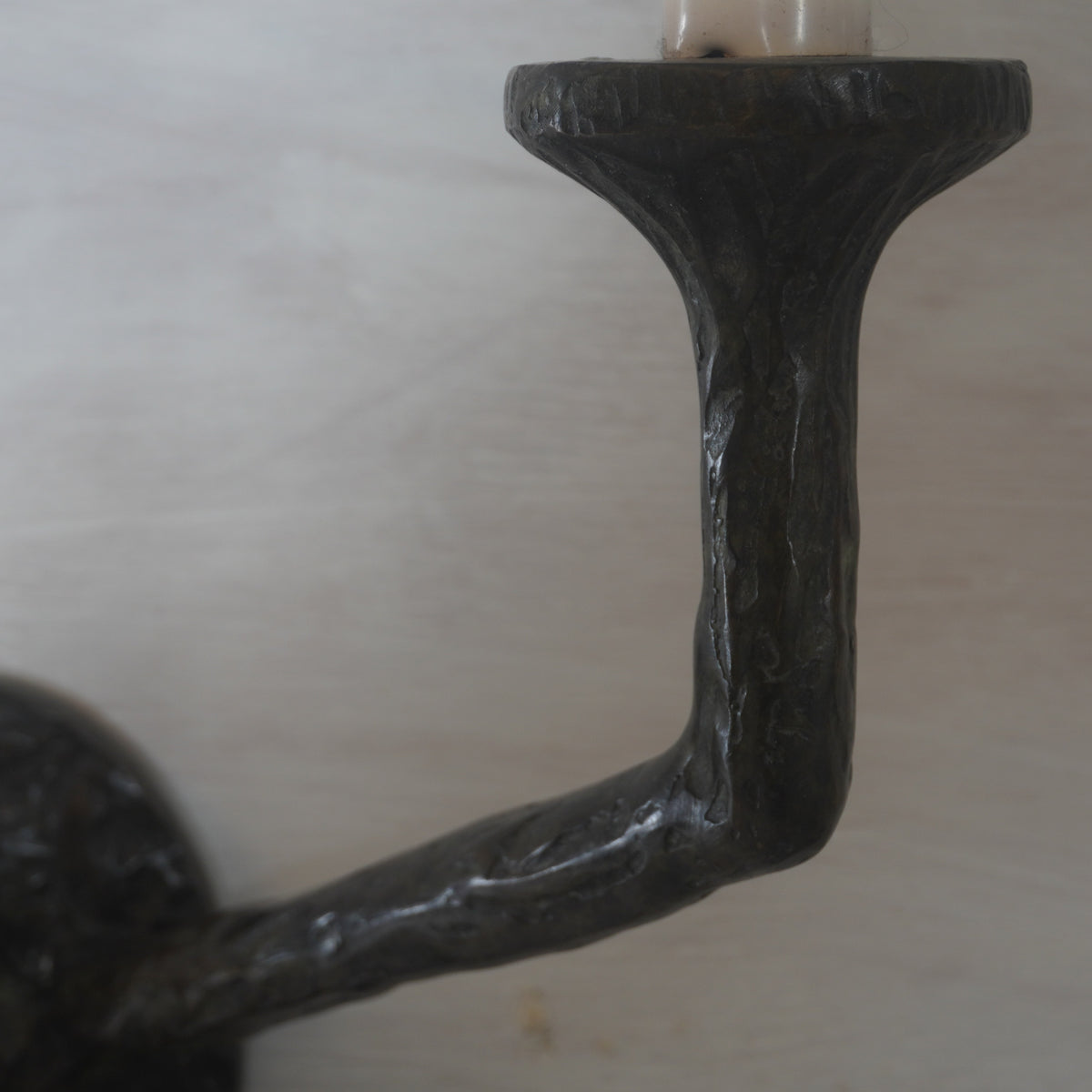 Carole Gratale Giacometti Style Two Arm Sconce