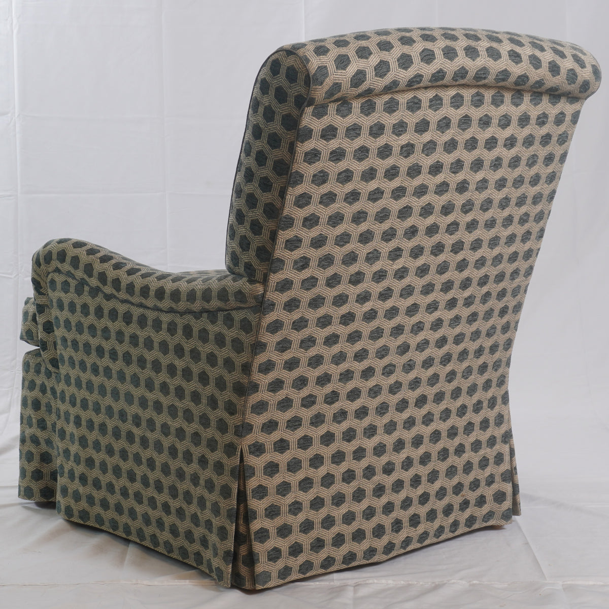 Jonas NY Upholsterer Cambridge Skirted Lounge Chair