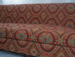 Jonas NY Upholsterer Monte Carlo Sofa with Bursa Suzani Fabric & Custom Pillows