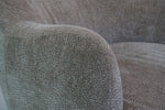 Julius Swivel Barrel Chairs with one SofaCo Ottoman, Pair Of