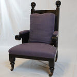 Antique Anglo Indian Accent Armchair