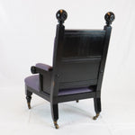 Antique Anglo Indian Accent Armchair