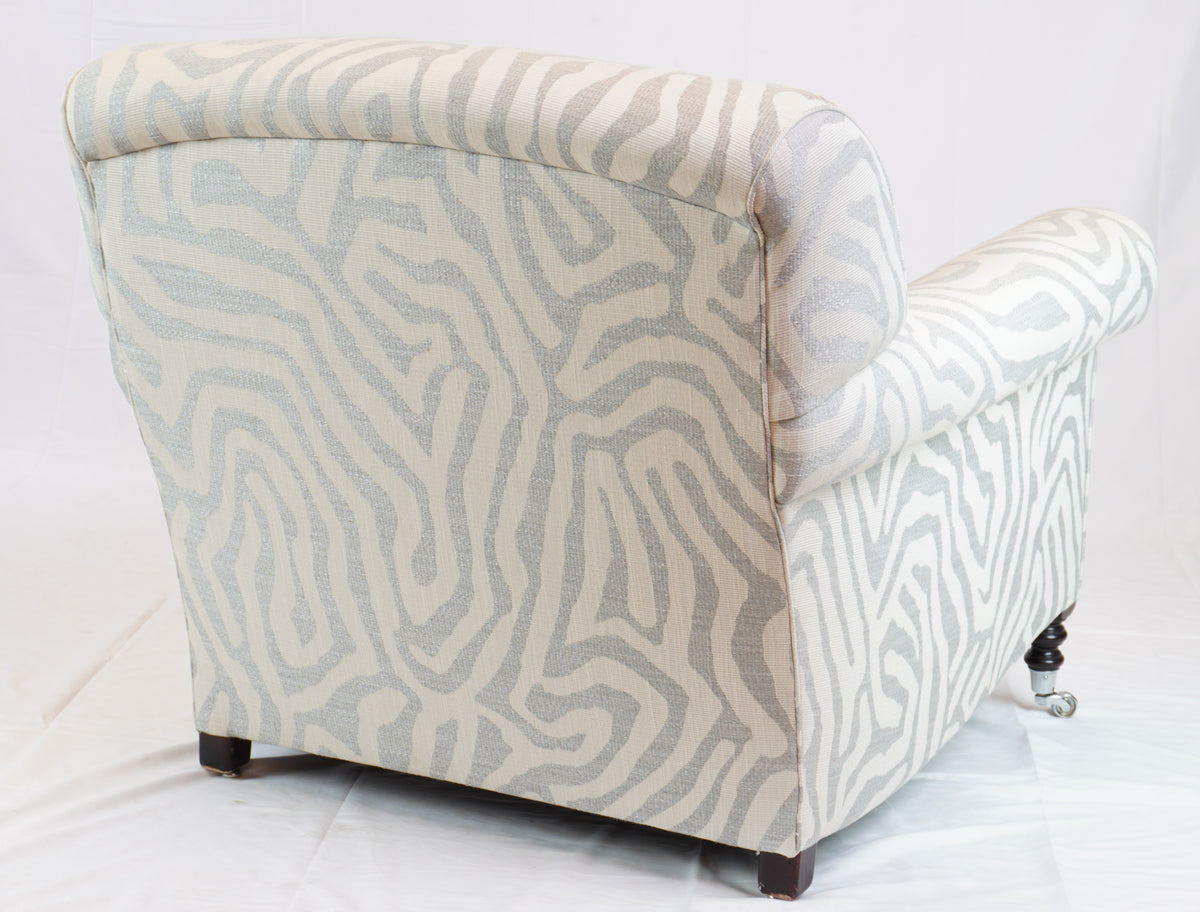 Transitional NYC Custom Upholstered Armchair