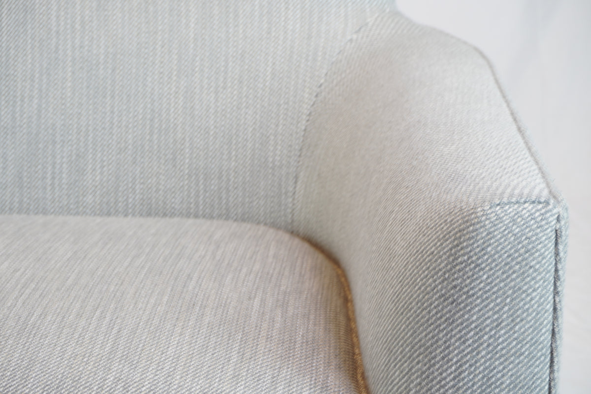 Newly Upholstered Modern Loveseat