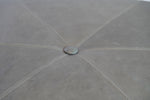 Jonas NY Upholsterer Oval Leather Ottoman or Table