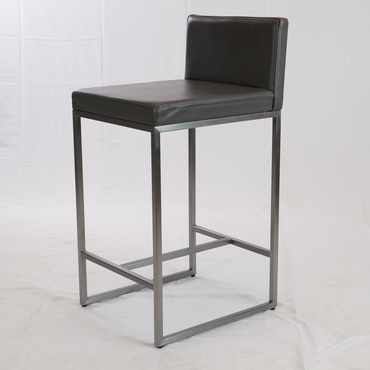 Desiron Suffolk Leather Counter Stools, Set of 3