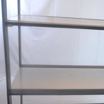 Hawthorn Black Scribed Bookshelf with White Marble from Ben Soleimani