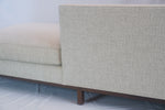 Vintage Edward Wormley Extra Long Chaise - Recently Reupholstered in Boucle Fabric
