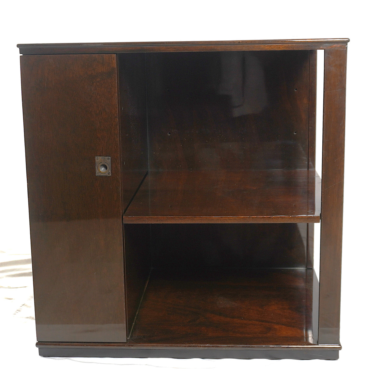 Rare Edward Wormley for Dunbar End Tables with Liquor Cabinets
