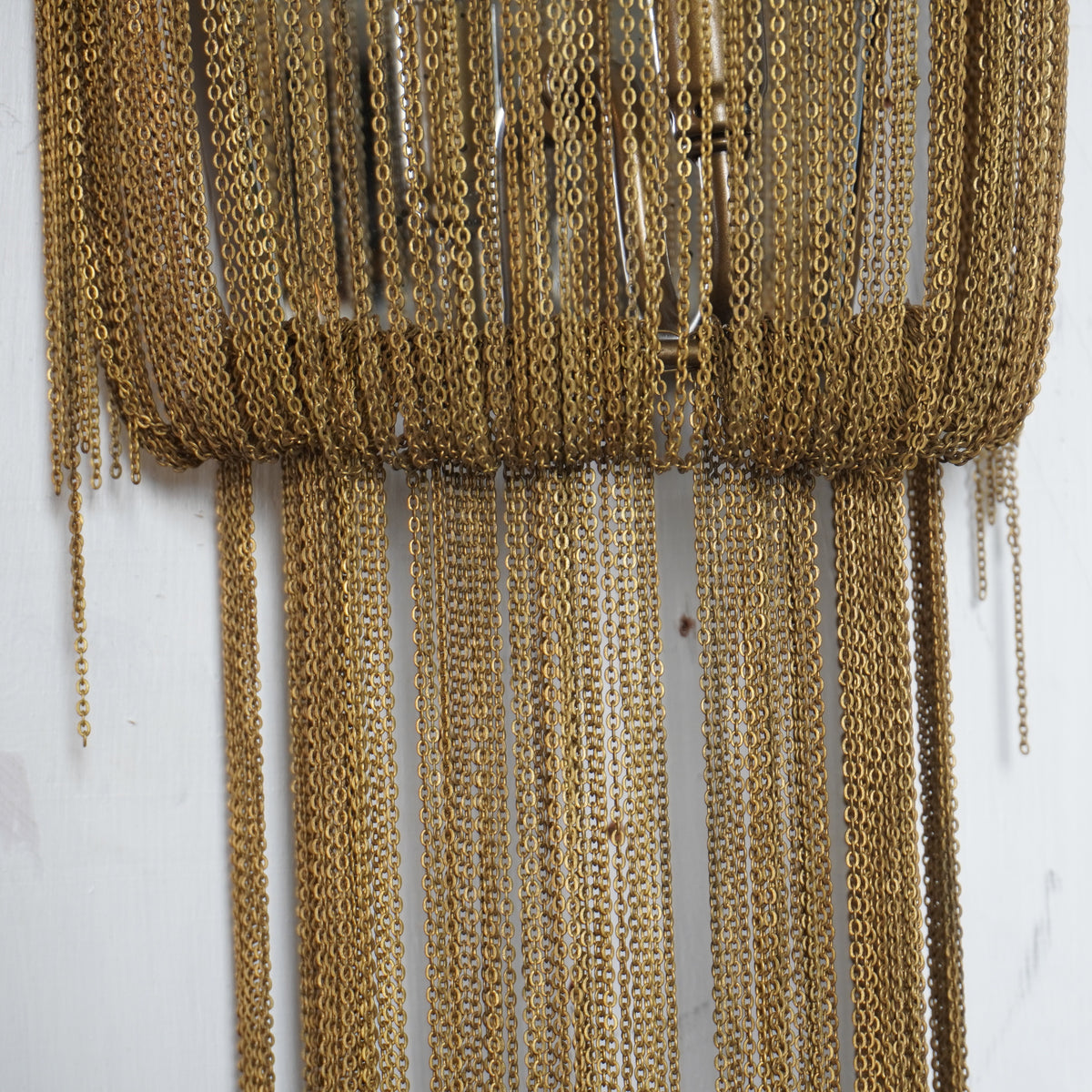 Clutch Modern Alee Large Sconce Staggered Draped Chain, Pair of